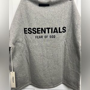XXSmall Fear Of God Essentials Dark Oatmeal Crewneck